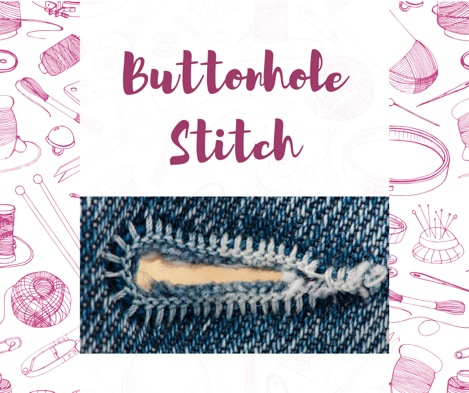 Image sewing machine buttonhole stitch