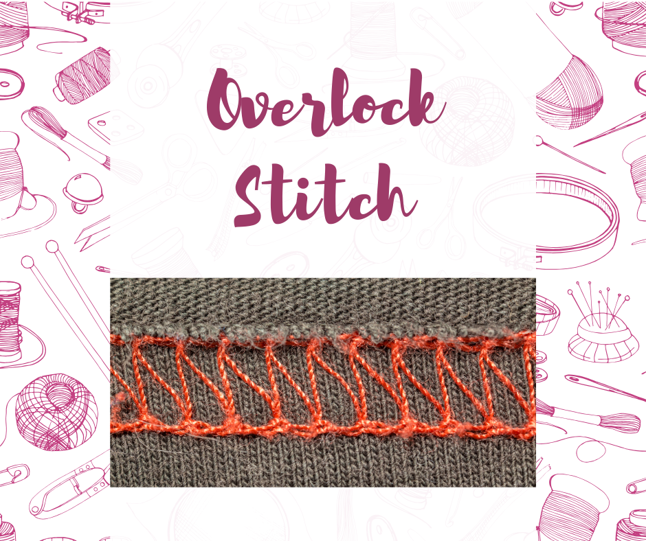 Image of sewing machine overlock stitch