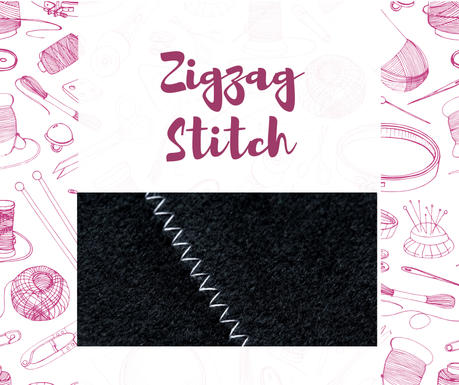 Image of sewing machine zigzag stitch
